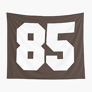 85 Number Cleveland Sports Eighty-Five Brown Jersey Tapestry