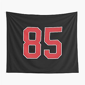 Sports Number 85, red black color lucky sport eighty five Tapestry