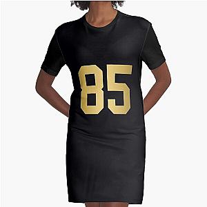 Golden Number 85 - Sports Numbers  Graphic T-Shirt Dress