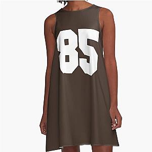 85 Number Cleveland Sports Eighty-Five Brown Jersey A-Line Dress