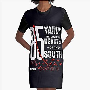 85 Yards Through the Heart of the South Football Run	 Graphic T-Shirt Dress