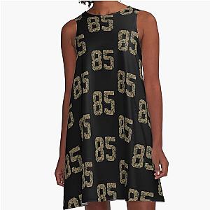 Army Camouflage Number 85 - Sports Numbers A-Line Dress