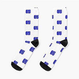 Blue Number 85 Socks