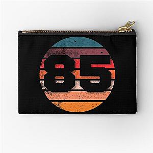 85 Number Vintage Retro Sunset Eighty-five Years Old Men Women Birthday Squad Zipper Pouch