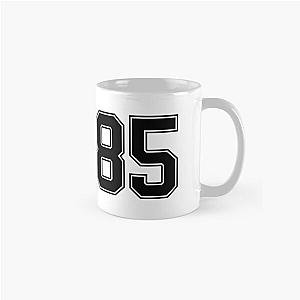 Black Number 85 lucky sports jersey eighty five Classic Mug