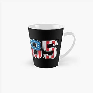 85 American Lucky Number Eighty-five United States Flag Tall Mug