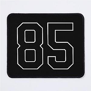 Black Number 85 lucky sports jersey eighty five Mouse Pad