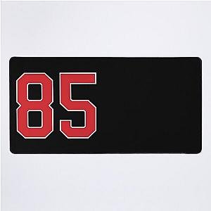 Sports Number 85, red black color lucky sport eighty five Desk Mat