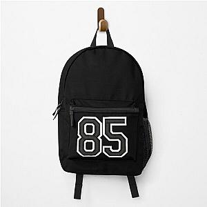 85 Black Jersey Sports Number eighty-five Football 85 Backpack