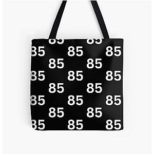 00385 number 85 eighty five W All Over Print Tote Bag