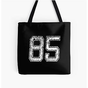 85 Number Basketball Eighty five Football All Over Print Tote Bag