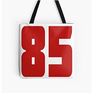 number 85 All Over Print Tote Bag