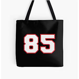 Sports Fan Jersey Lucky Number 85 Classic T-Shirt All Over Print Tote Bag