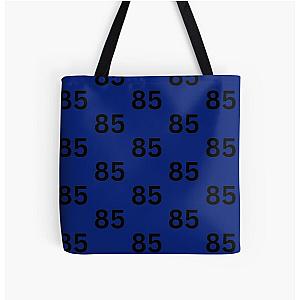 00285 number 85 eighty five B All Over Print Tote Bag