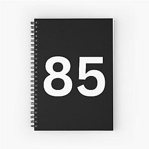 00385 number 85 eighty five W Spiral Notebook