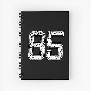 85 Number Basketball Eighty five Football Spiral Notebook