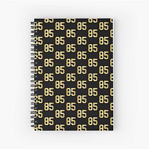 Golden Number 85 - Sports Numbers  Spiral Notebook