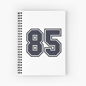 85 Sports Number Eighty-Five Spiral Notebook