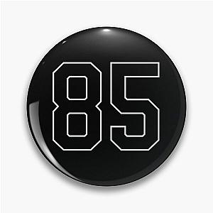 Black Number 85 lucky sports jersey eighty five Pin