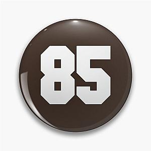 85 Number Cleveland Sports Eighty-Five Brown Jersey Pin