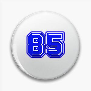 Blue Number 85 Pin