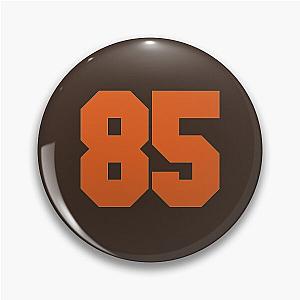 85 Number Cleveland Sports Eighty-Five Brown Jersey Pin