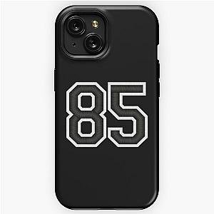 85 Black Jersey Sports Number eighty-five Football 85 iPhone Tough Case