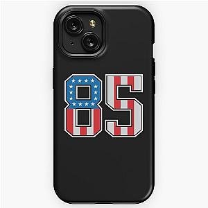 85 American Lucky Number Eighty-five United States Flag iPhone Tough Case