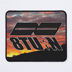 8 TURN Sunset Background Mouse Pad