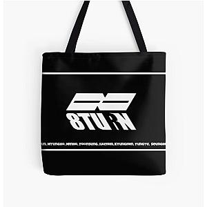 8 TURN logo All Print Tote Bag