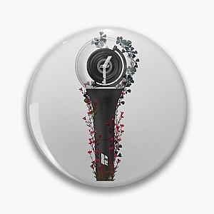 Turn Floral Lightstick K-pop Pin