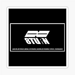 TURN logo sticker