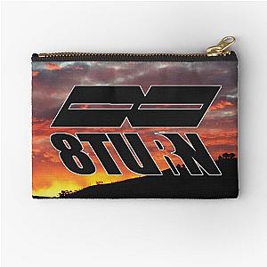 Turn Sunset Background Zipper Pouch