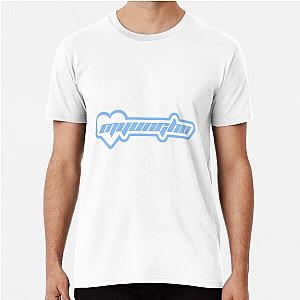 8-Turn Myungho Kpop Boy Group Aesthetic Blue Text Premium T-Shirt