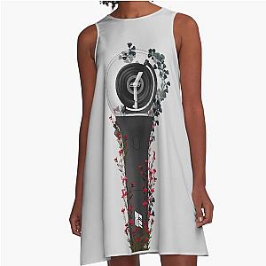 8TURN Floral Lightstick Kpop A-Line Dress