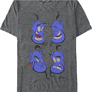 Aladdin Genie Faces T-Shirt Official Merch 90S3003