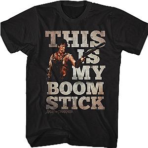 Distressed This Is My Boom Stick Army Of Darkness T-Shirt Official Merch 90S3003