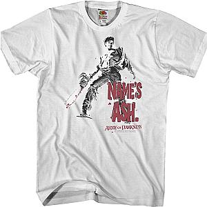 Name's Ash Army of Darkness T-Shirt Official Merch 90S3003