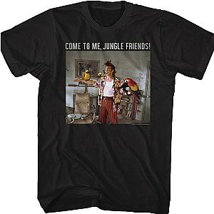 Come To Me Jungle Friends Ace Ventura T-Shirt Official Merch 90S3003