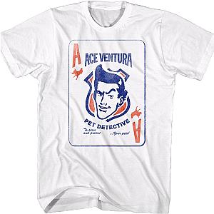 Playing Card Ace Ventura T-Shirt Official Merch 90S3003