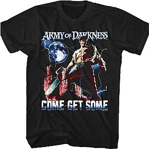 Ash Williams Come Get Some Army of Darkness T-Shirt Official Merch 90S3003