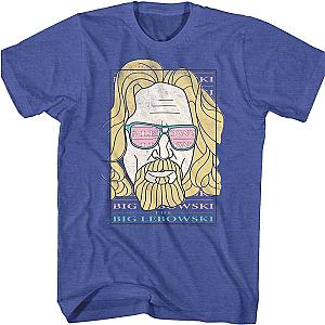 Retro The Dude Big Lebowski T-Shirt Official Merch 90S3003