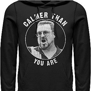 Calmer Than You Are Big Lebowski Premium Pullover Hoodie Official Merch 90S3003