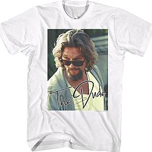 The Dude Autograph Big Lebowski T-Shirt Official Merch 90S3003