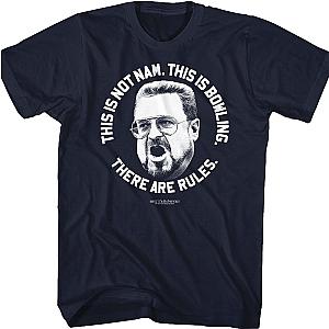 There Are Rules Big Lebowski T-Shirt Official Merch 90S3003