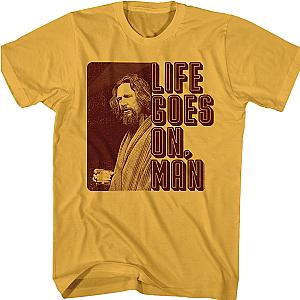 Life Goes On Big Lebowski T-Shirt Official Merch 90S3003