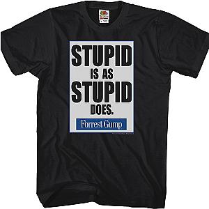 Forrest Gump Stupid Is As Stupid Does Shirt Official Merch 90S3003