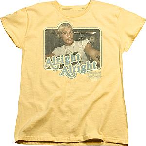 Womens Alright Alright Dazed and Confused Shirt Official Merch 90S3003