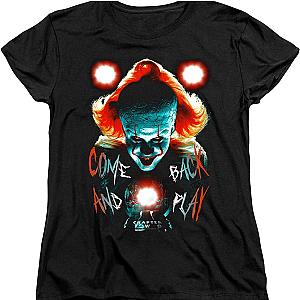 Womens Come Back And Play IT Chapter Two Shirt Official Merch 90S3003