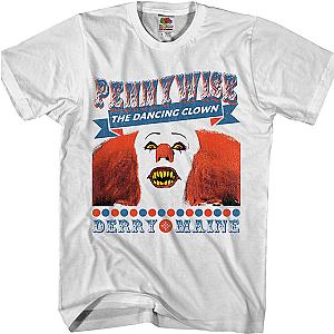 Pennywise The Dancing Clown IT Shirt Official Merch 90S3003